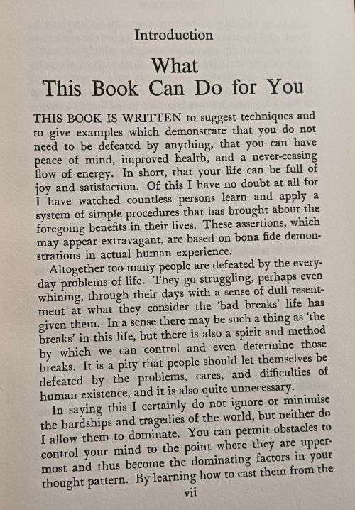 The Power Of Positive Thinking - Norman Vincent Peale - Hardcover - 297 Pages