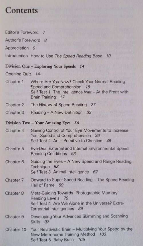Speed Reading - Tony Buzan - Softcover - 192 Pages