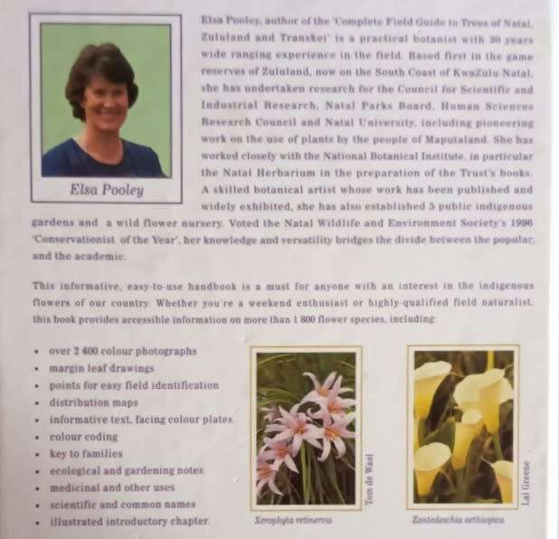 A Field Guide to Wild Flowers (1st Edition) - Kwa-Zulu Natal - Elsa Pooley - Hardcover - 376 pages