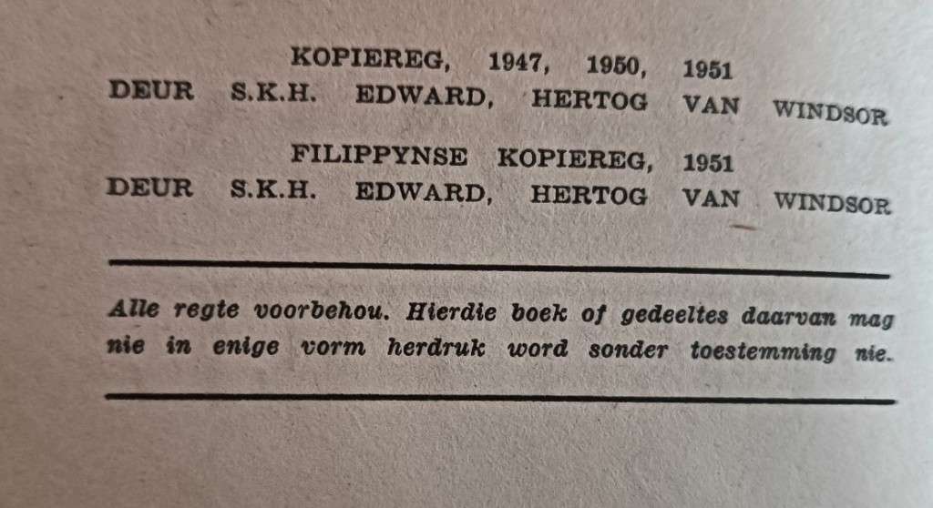 `n Koning Vertel - Otto E. Schwellnus - Hardcover - 305 Pages