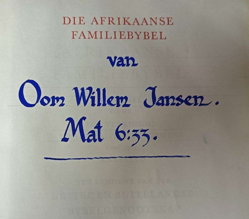 Groot Bybel 1953 uitgawe