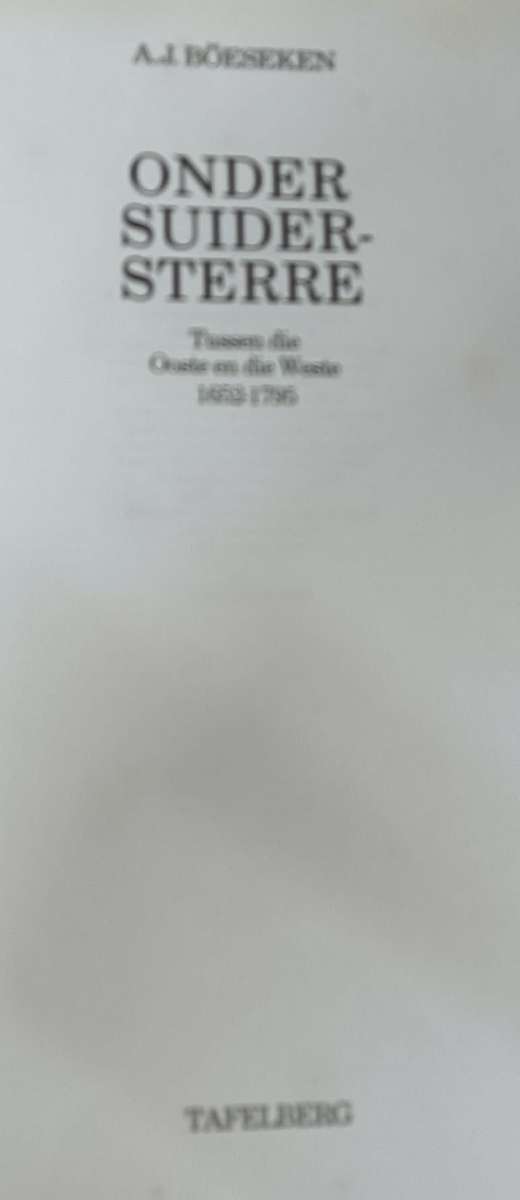Onder Suidersterre - A.J. Bőeseken - Hardcover - 106 pages