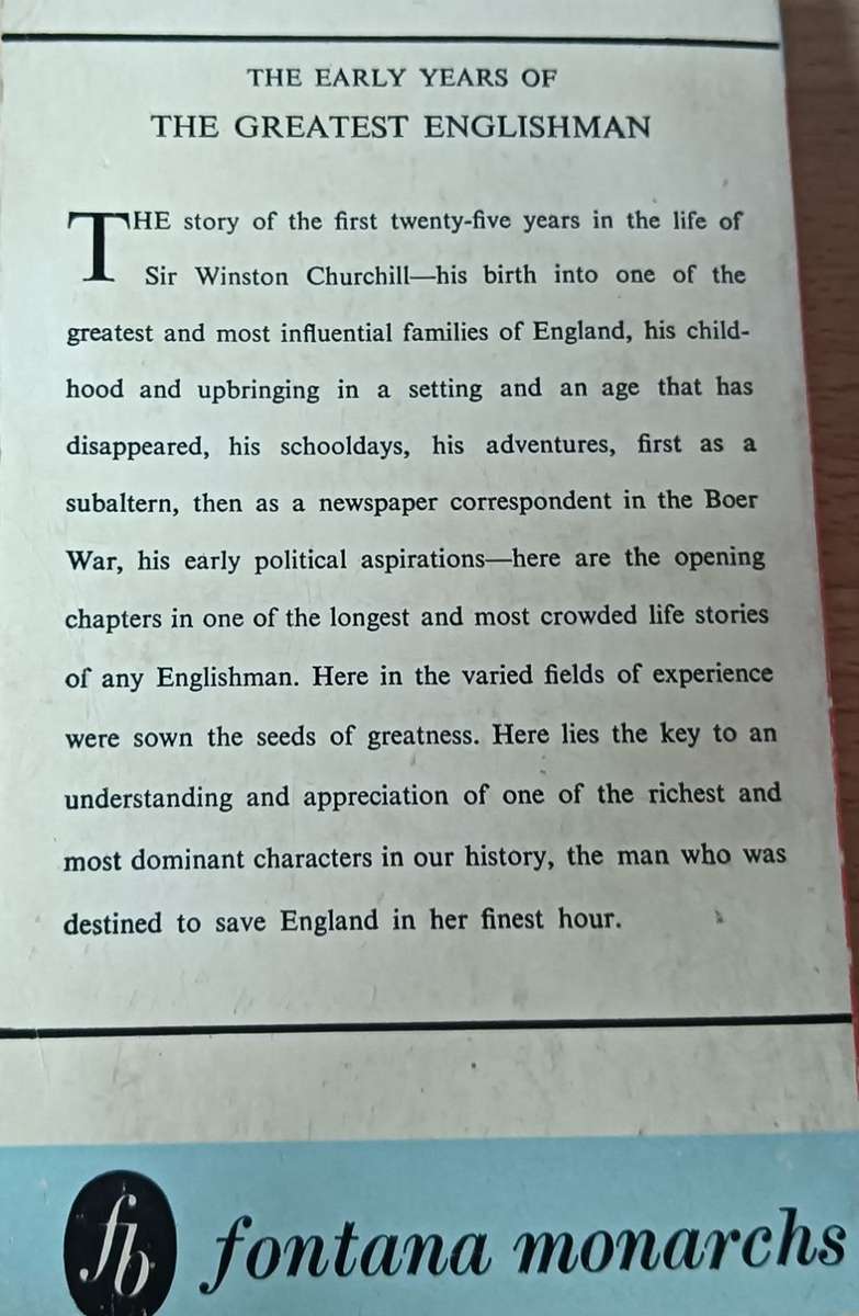 My Early Life - Winston S. Churchill- Softcover - 382 pages