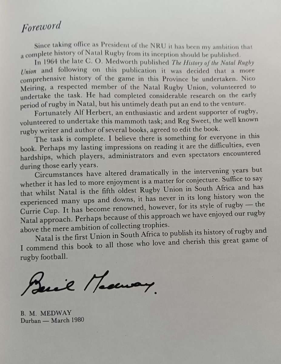 The Natal Rugby Story - Alfred Herbert - Hardcover - 444 pages