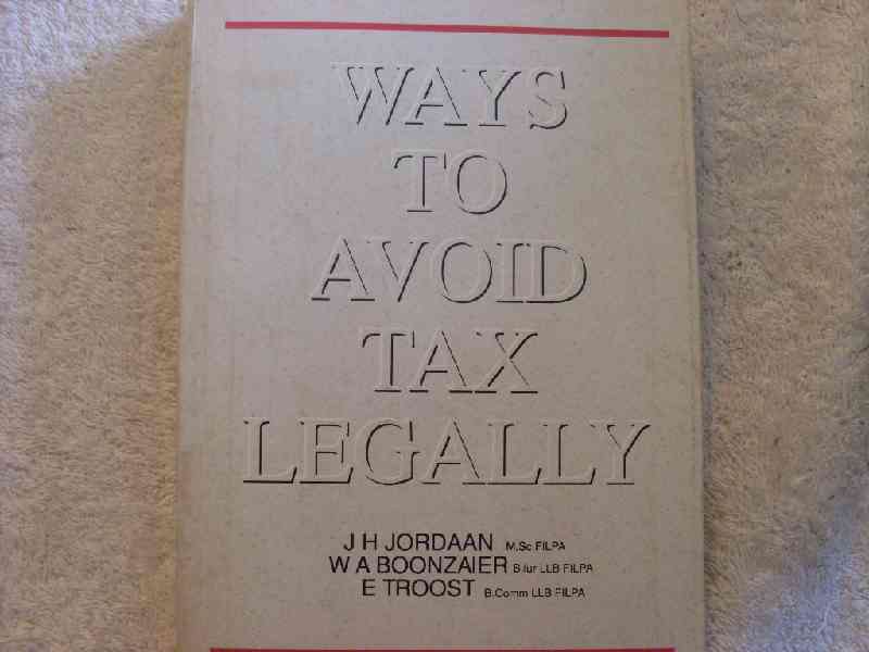 Ways to Avoid Tax Legally - Jordaan, Boonzaier & Troost