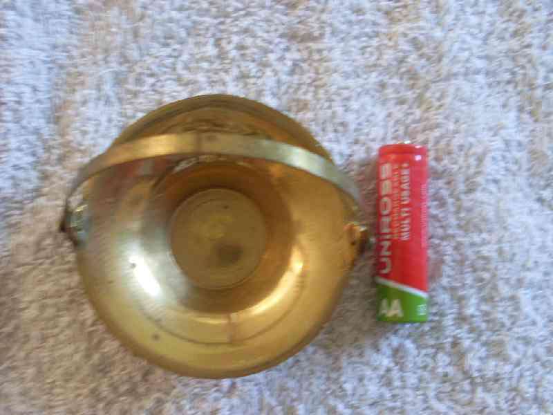 Brass Basket with Handle