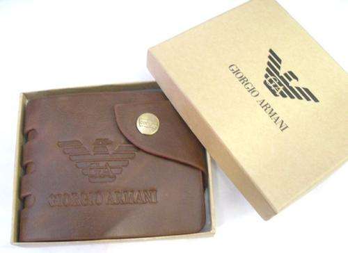 ARMANI MENS WALLET - 12cm X 9.5cm - COMES IN BOX SO PERFECT FOR GIFTS AS WELL