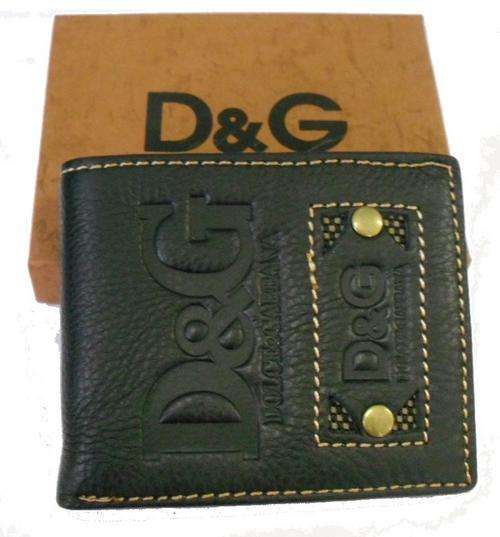 D & G MENS WALLET - 11cm X 9.5cm - COMES IN BOX SO PERFECT FOR GIFTS AS WELL