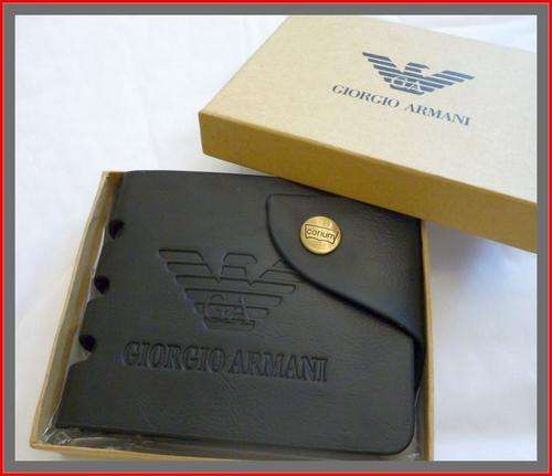 ARMANI MENS WALLET - 12cm X 9.5cm - COMES IN BOX SO PERFECT FOR GIFTS AS WELL