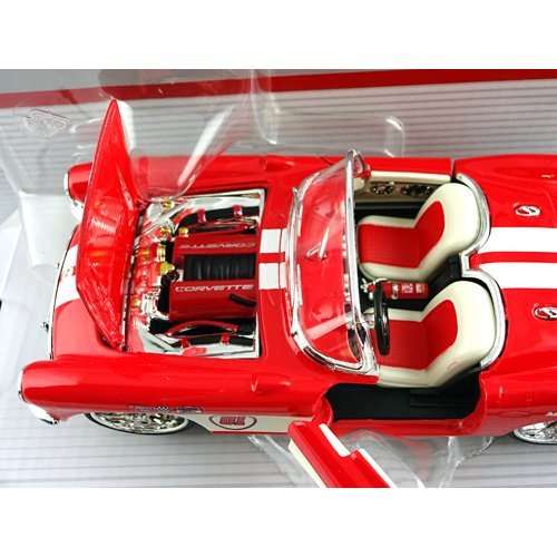 Maisto All Stars mist, all stars 1957 model year Chevrolet Corvette 1 / 24 Not boxed