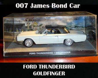 Ford Thunderbird 1:43  Car GoldFinger James Bond Movie