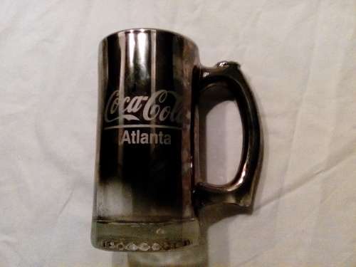 I HAVE A STUNNING COCA COLA ATLANTA GLASS MUG - STUNNING PIECE FOR YOU COCA COLA COLLECTION!!