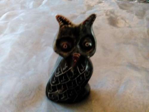I HAVE SUCH A BEAUTIFUL LITTLE STONE CARVED OWL - REAL STUNNING PIECE!!!!