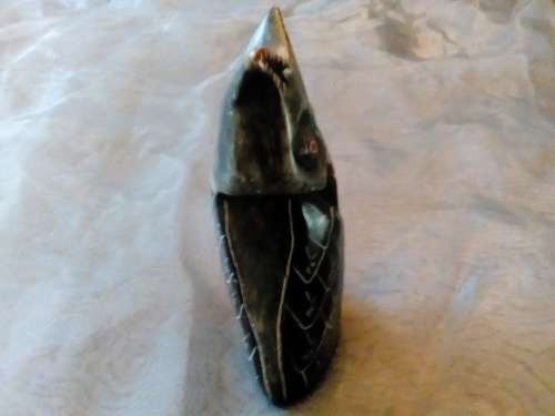 I HAVE SUCH A BEAUTIFUL LITTLE STONE CARVED OWL - REAL STUNNING PIECE!!!!