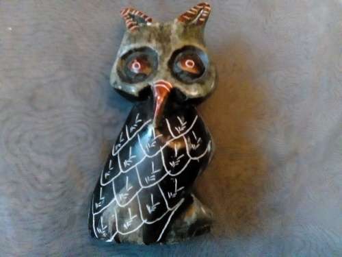 I HAVE SUCH A BEAUTIFUL LITTLE STONE CARVED OWL - REAL STUNNING PIECE!!!!