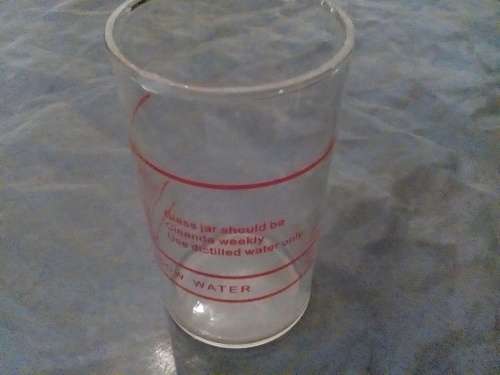 THIS IS QUITE A UNIQUE GLASS MEDICAL? BEAKER - INTERESTING PIECE!!!