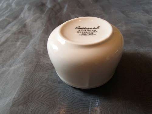 I HAVE SUCH A CUTE LITTLE "CONTINENTAL HOTEL WARE BOWL"
