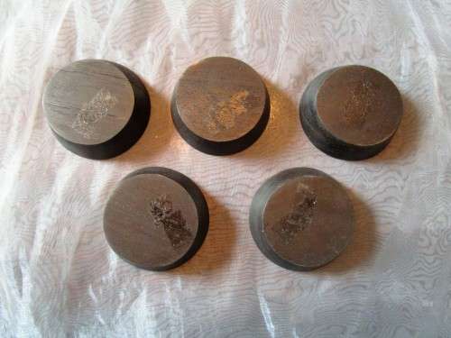 I HAVE 5 STUNNING LITTLE WOODEN DIPPING BOWLS - REAL NICE PIECES!!!!