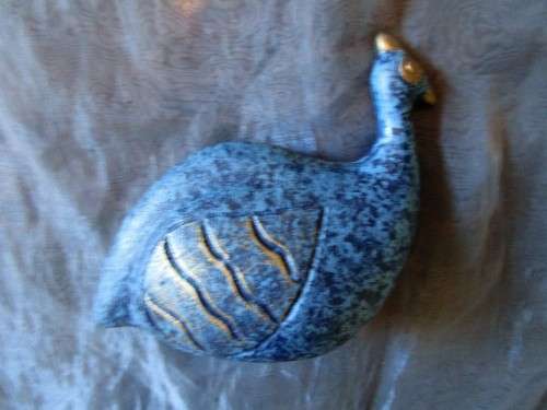 THIS IS SUCH A STUNNING BLUE POTTERY PARTRIDGE - SUCH A BEAUTIFUL PIECE!!!!