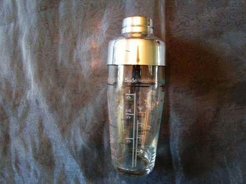 I HAVE A STUNNING GLASS & METAL COCKTAIL SHAKER - WITH COCKTAIL RECIPES!!!!