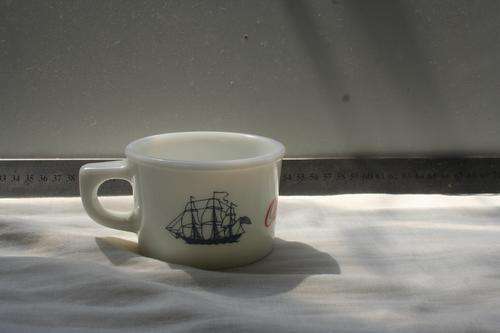 VINTAGE "OLD SPICE" SHAVING CREAM MUG - GLASS