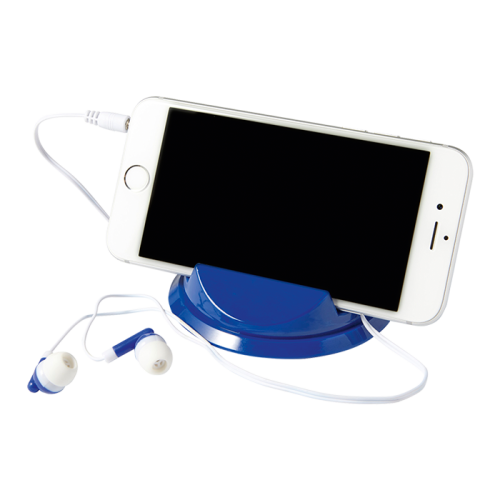 Phone Stand with Earphones