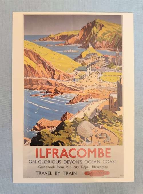 GB -Travel by Train - ILFRACOMBE - Postcard