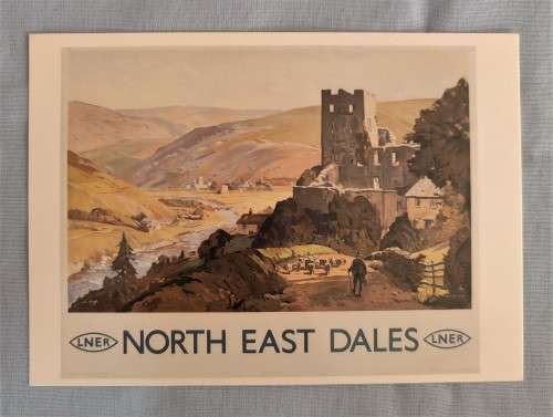 GB -Travel by Train - NORTH EAST DALES - Postcard