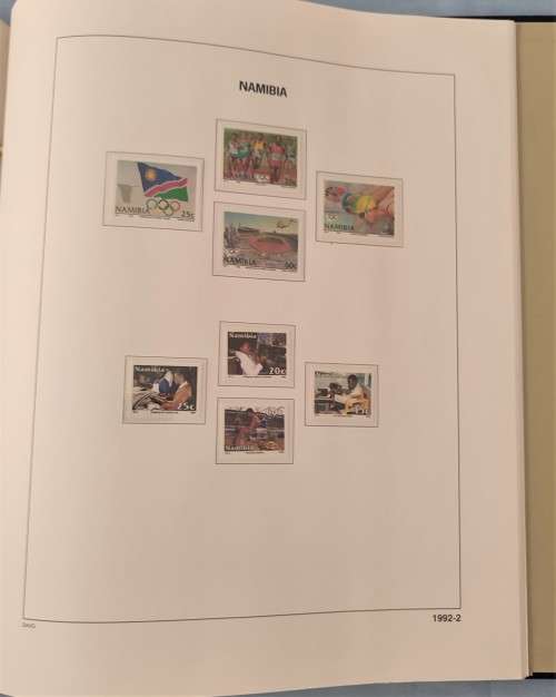 Davo Binder with MNH RSA and Namibian Stamps - NICE