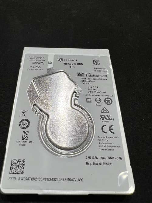 1TB Seagate Video HDD 2.5inch