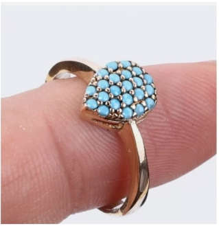 Authentic Turkish Turquoise Ring