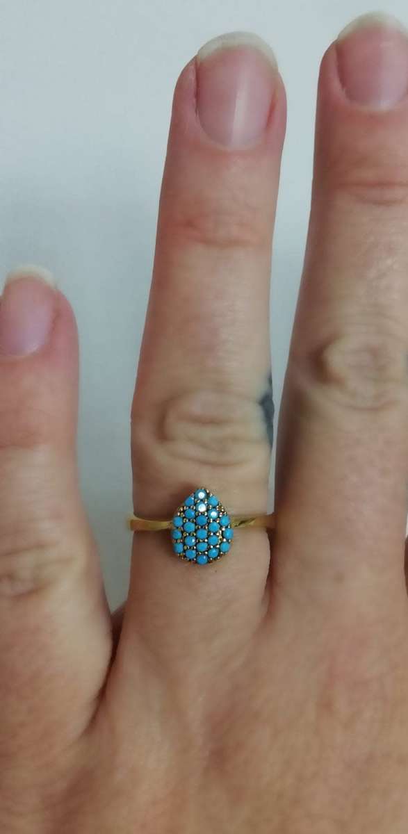 Authentic Turkish Turquoise Ring