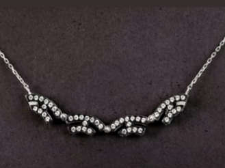 925 Sterling Silver Chain with CZ Pendant