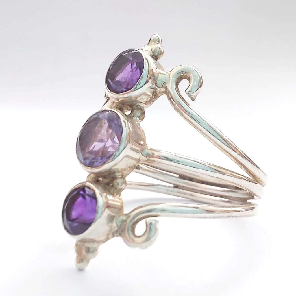 Sterling Silver Amethyst Ring