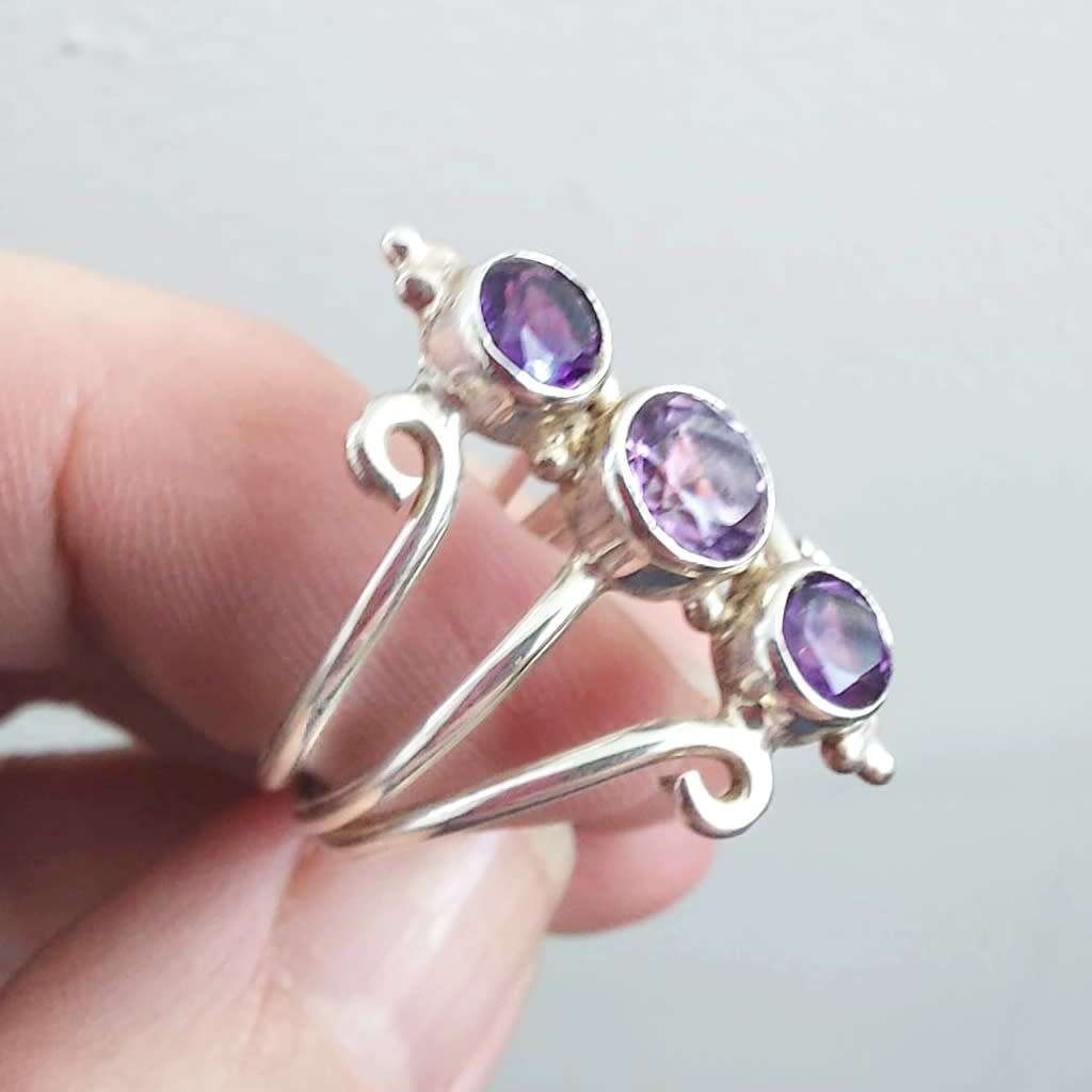 Sterling Silver Amethyst Ring