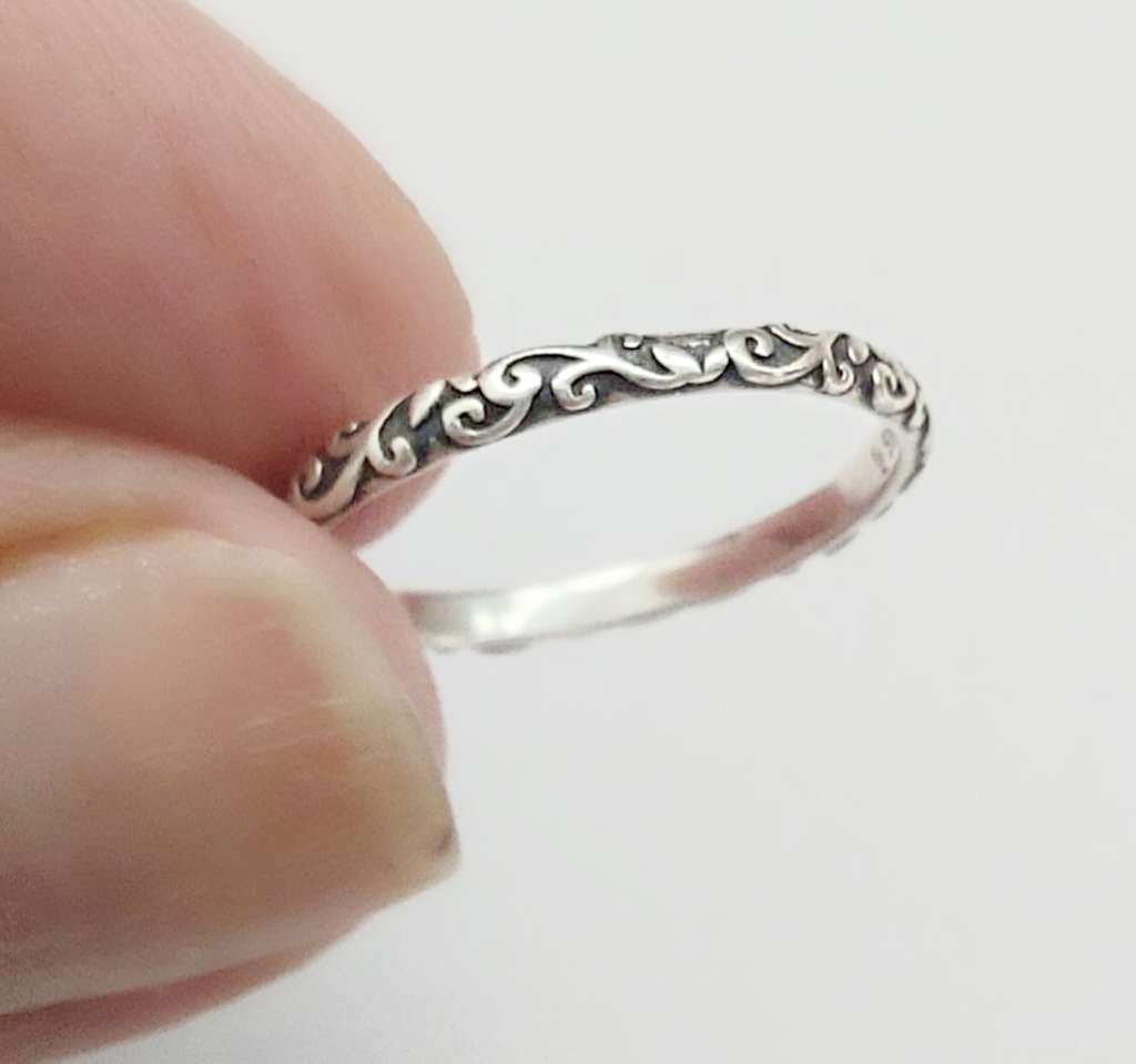 925 Sterling Silver Filigree Ring