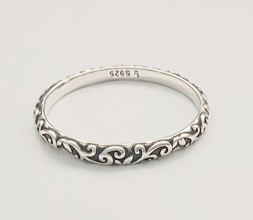 925 Sterling Silver Filigree Ring