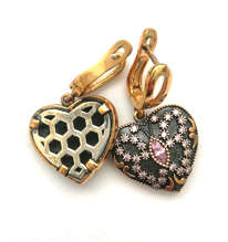 Authentic Turkish Pink Sapphire Earrings