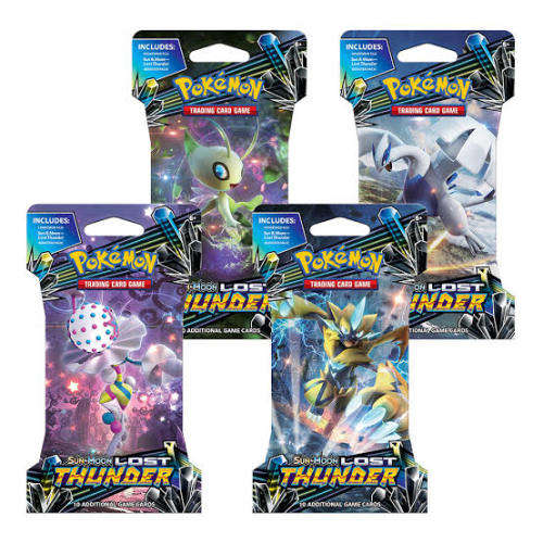 Pokemon sun and moon lost thunder booster packs
