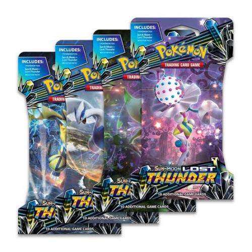 Pokemon sun and moon lost thunder booster packs