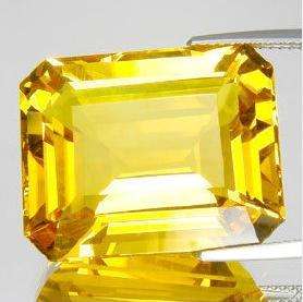 32.30ct AAA! Emerald Cut Golden Yellow Citrine