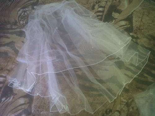 Brand New 2 layer Bridal Veil with "bling"