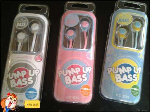 Funky bass earphones