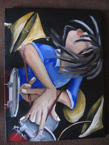 RastaMan   [400x300mm ]   by  -   South African  Artist   -    dSomm'ville