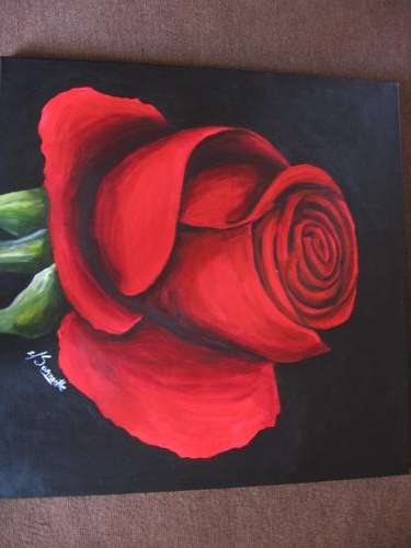 La Rose Noire      - 2     [BIG     610x610mm ]   by  -  South African Artist -    dSomm'ville