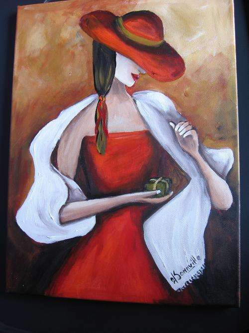 Party Guest  2      [400x300mm ]   by  -  South African Artist -    dSomm'ville