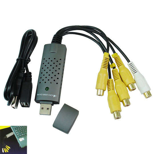 4-Channel USB DVR Video Audio Capture