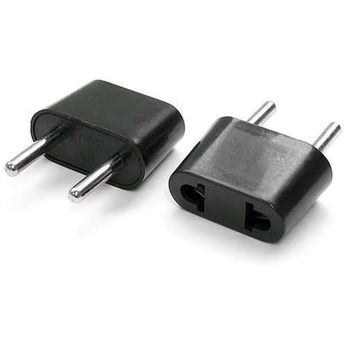 American to European Outlet Plug Adapter