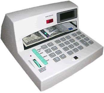 Counterfeit Money Detector And Calculator - With Build in Audible Alarm