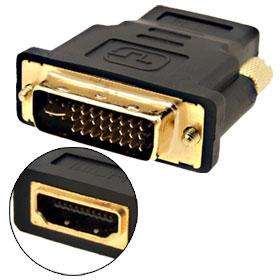 DVI-I Male To HDMI Female Adapter - Enjoy the ultra-high definition video HDMI delivers